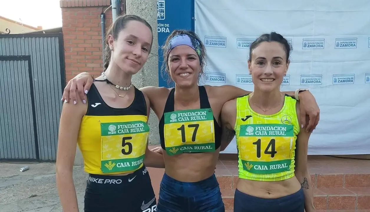 Elisa Vara en la Carrera de la II Vendimia de Moraleja del Vino