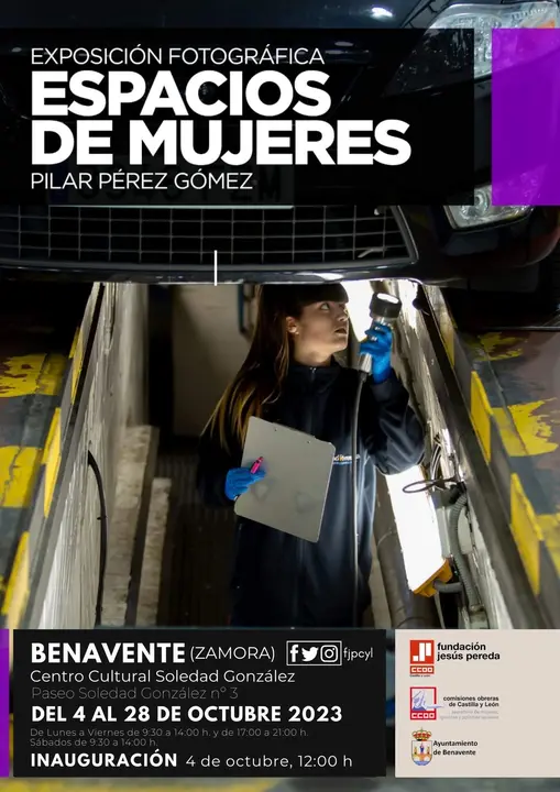 Cartel Exposicion Espacio Mujeres (Benavente)
