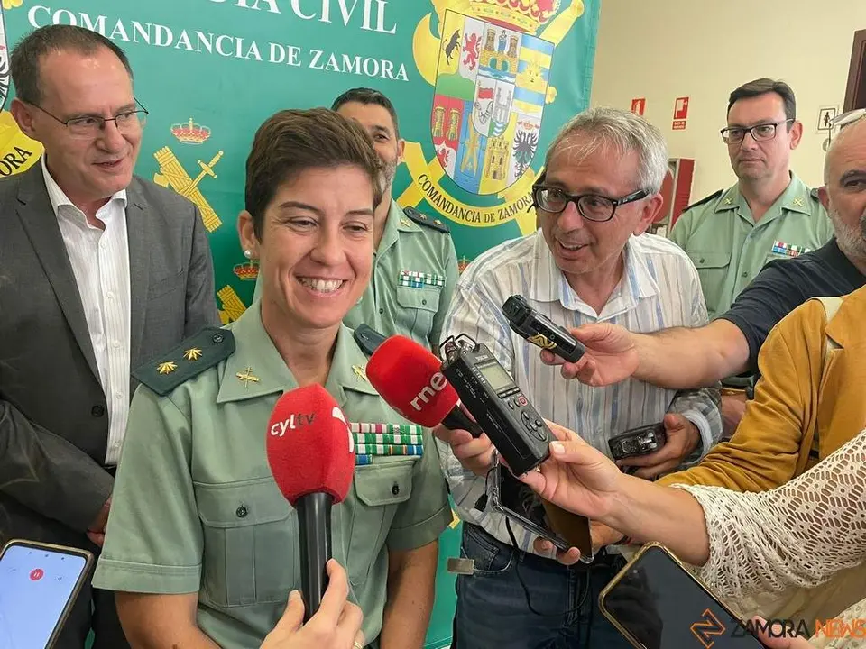 María Jesús Pascual, teniente coronel de la GC en Cuenca