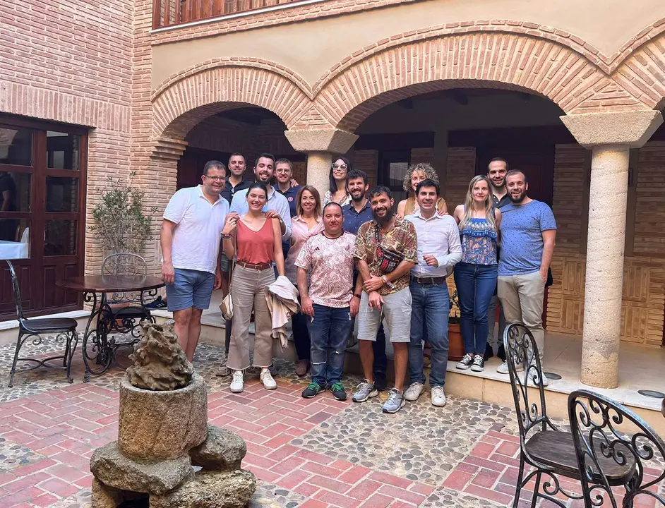 Socios de La Santa Merienda en Villalpando