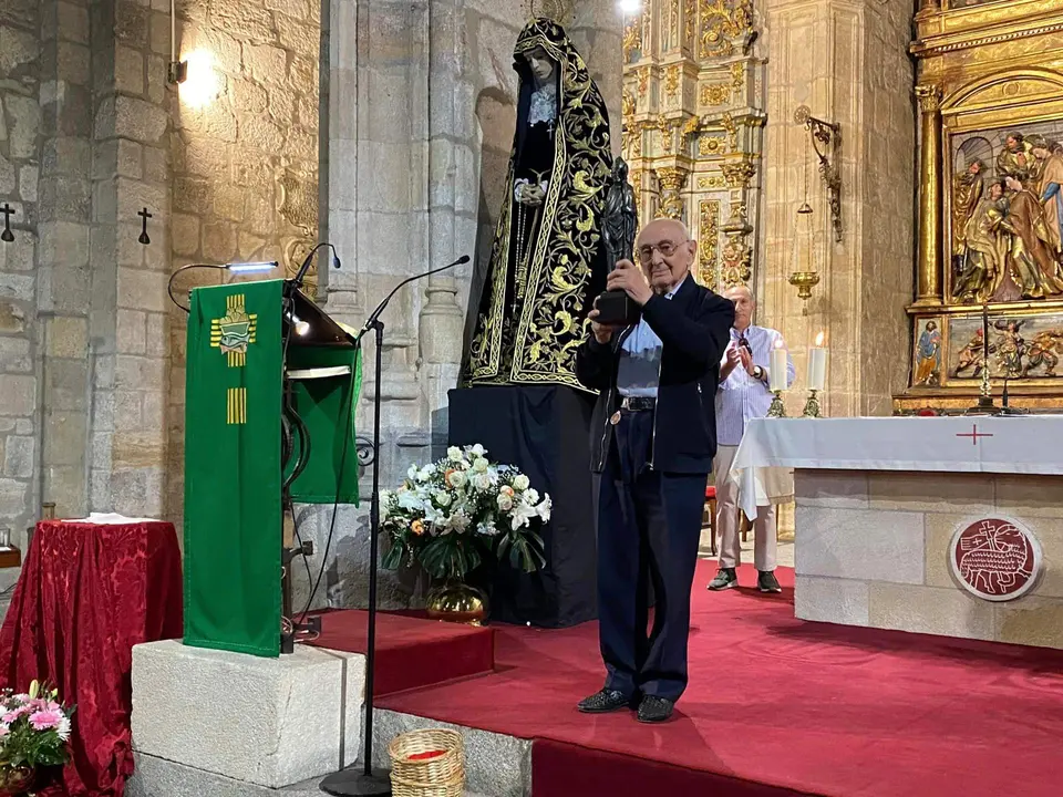 Homenaje a José María Calvo en la iglesia de San Vicente. Fotografía: Diócesis de Zamora