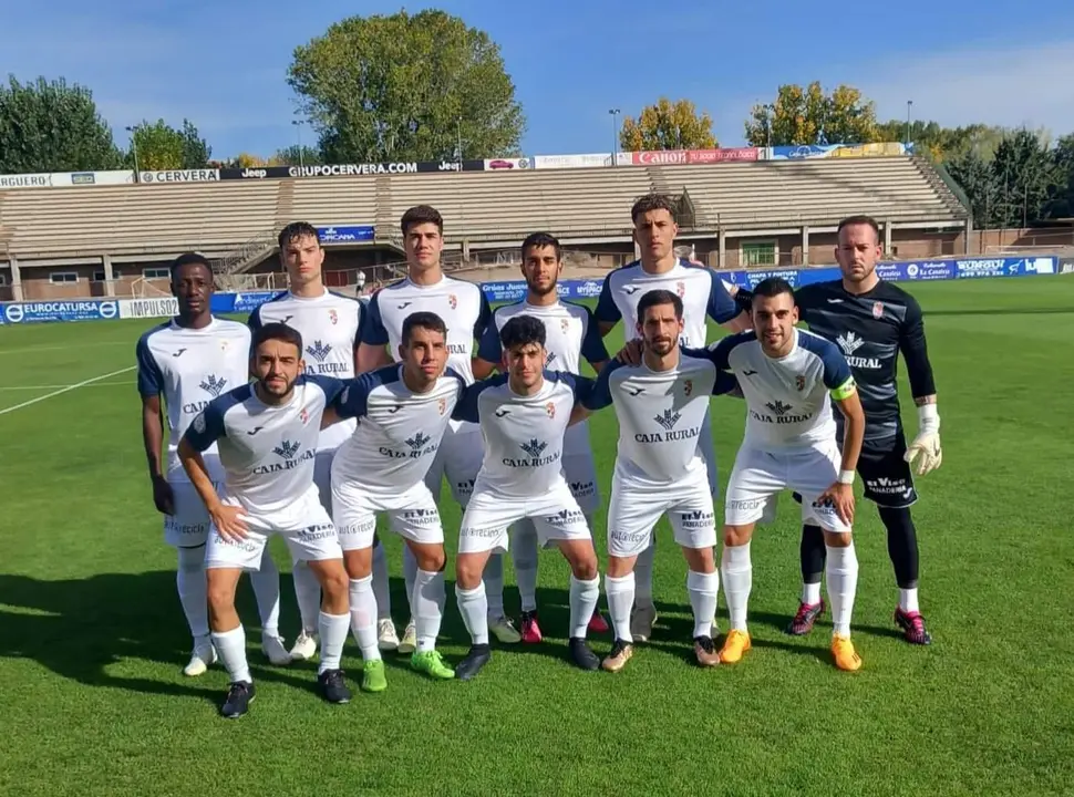 Once inicial del Villaralbo frente al Ávila