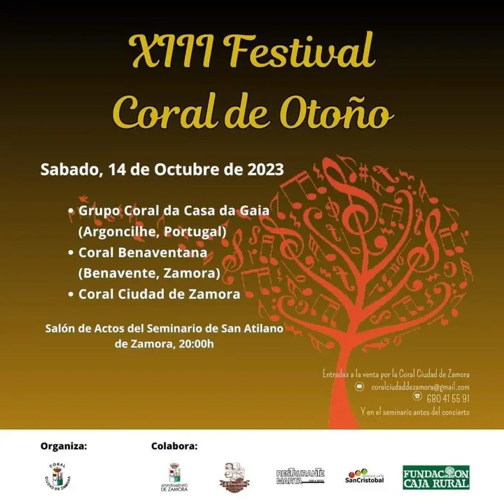 Cartel Coral de Otoño