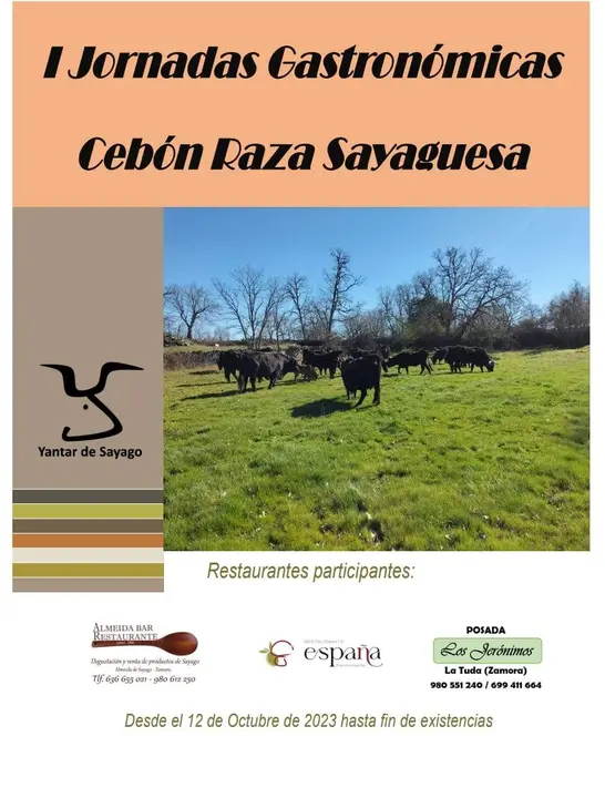 Primeras jornadas gastronómicas del cebón de Yantar de SAyago
