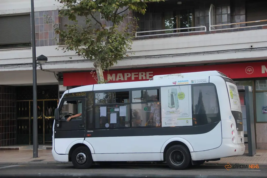 Una de las líneas de autobús de Zamora que conectan con el centro de la ciudad