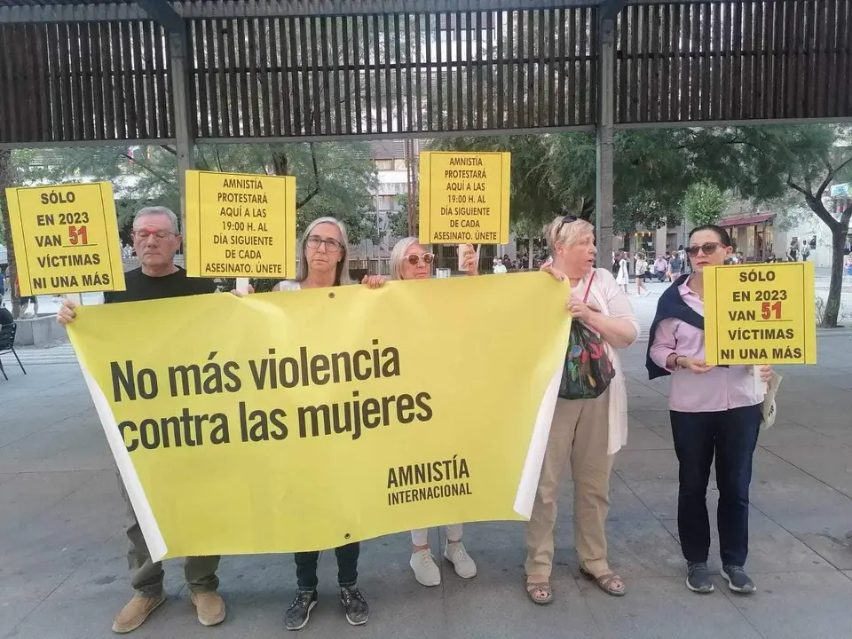 Manifestación Aministía Internacional