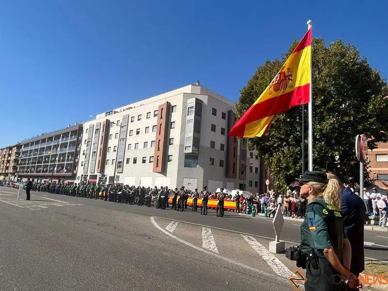 Desfile procesional de la festividad de Guardia Civil Virgen del Pilar