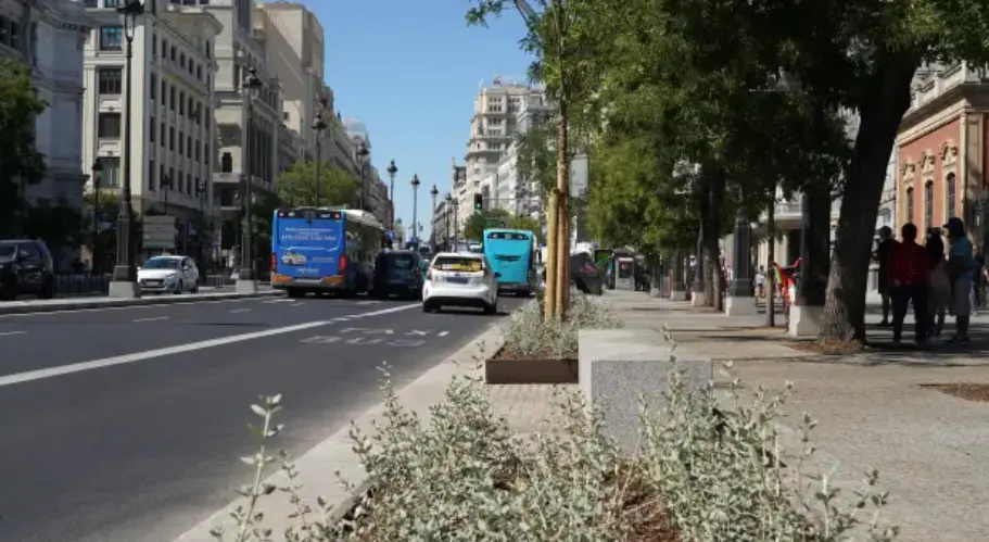 Calle Alcalá vía Ayuntamiento de Madrid