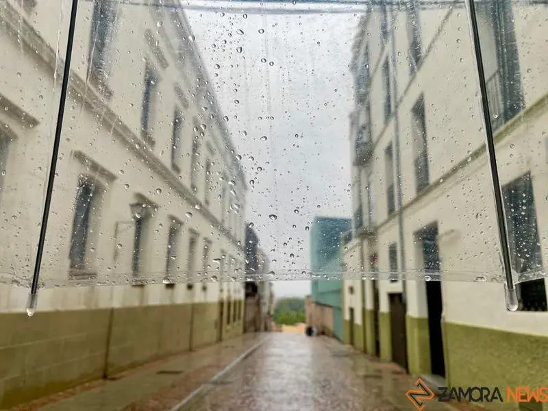 Lluvia en Zamora