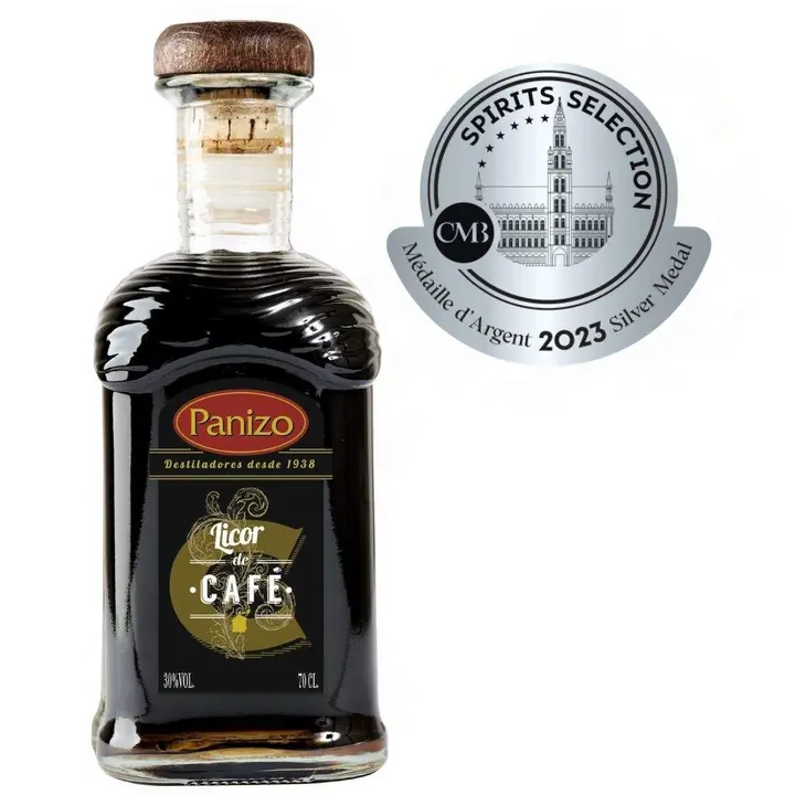 medalla de plata Concurso Mundial Bruselas - Licor de Café