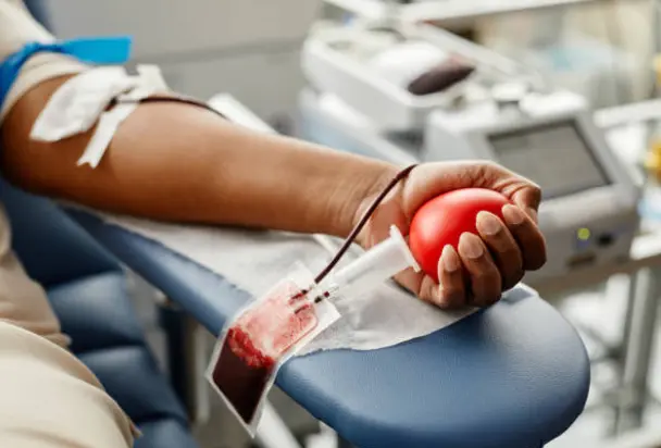 Donación de sangre. Fotografía de archivo
