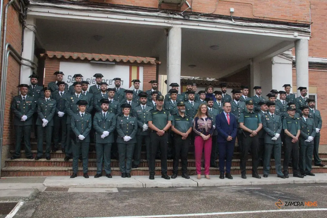 54 agentes de la Guardia Civil que toman posesión de su plaza en la Comandancia de Zamora _14