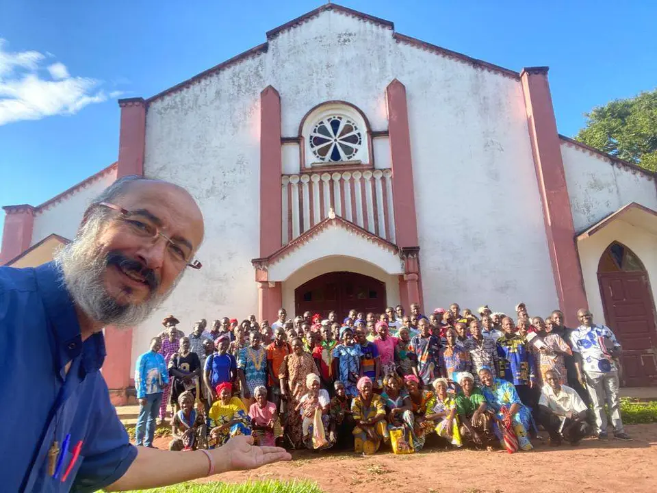 Jesús Campos en la República Centroafricana. Fotografía: CEDIDA