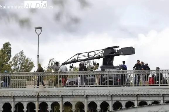 Salamanca rodaje largometraje indio. Fotografía: Salamanca RTV Al Día