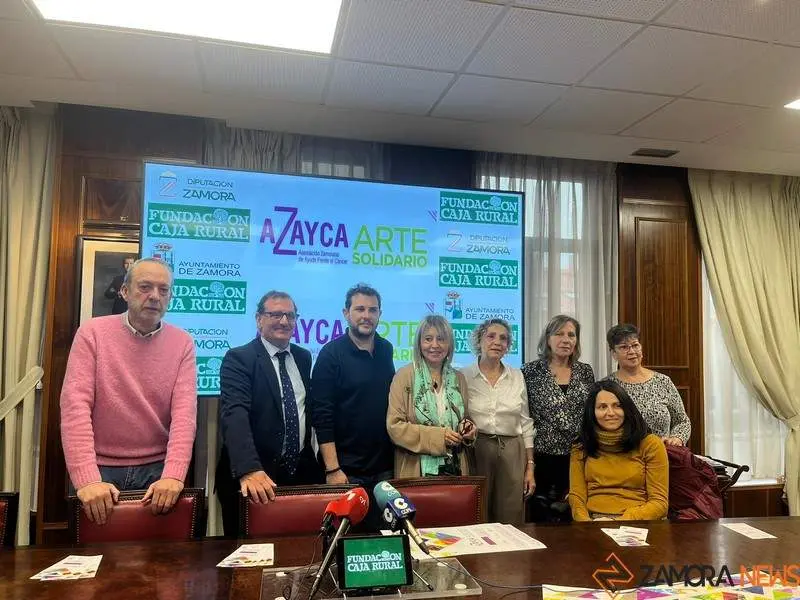 Presentación de la exposición Arte solidario
