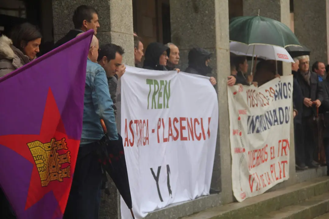 Manifestación por la reapertura del tren Vía de la Plata_9