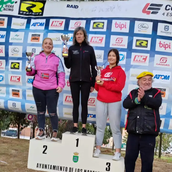 Andrea Vallejo en el Enduro Sprint de los Navalucillos