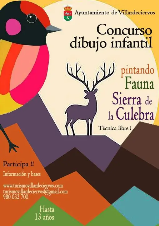 Concurso de dibujo infantil convocado por el Ayuntamiento de Villardeciervos