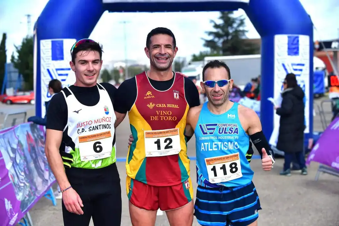 Podio Carrera Popular Poligono San Cristobal