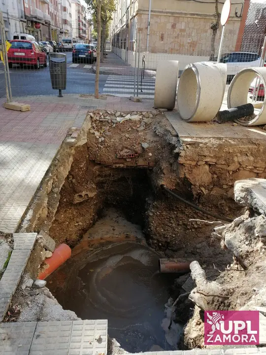 Agujero en Los Bloques