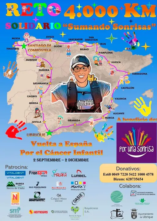 vuelta a españa 4000km sumando sonrisas