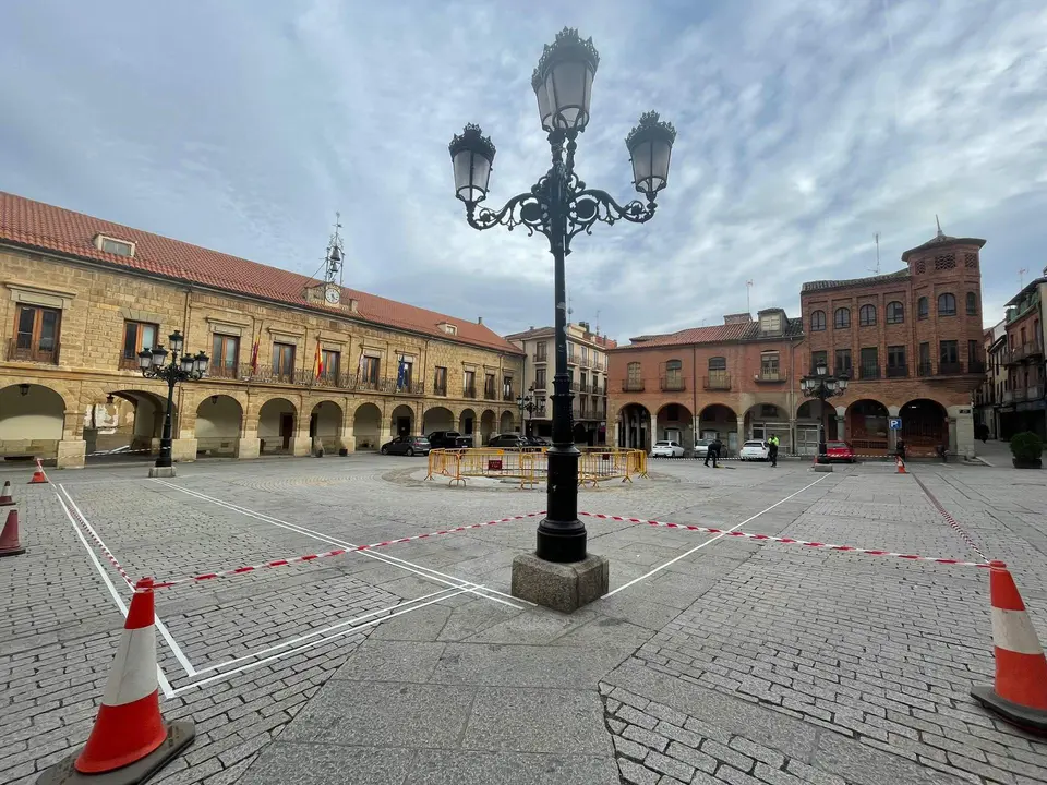 aparcamiento plaza Mayor de Benavente
