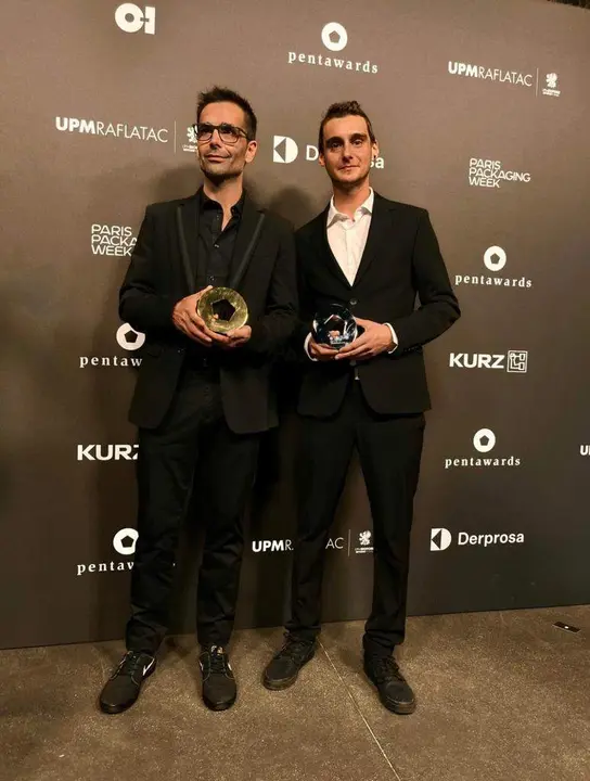 Javier Garduño en la gala de los Pentawards