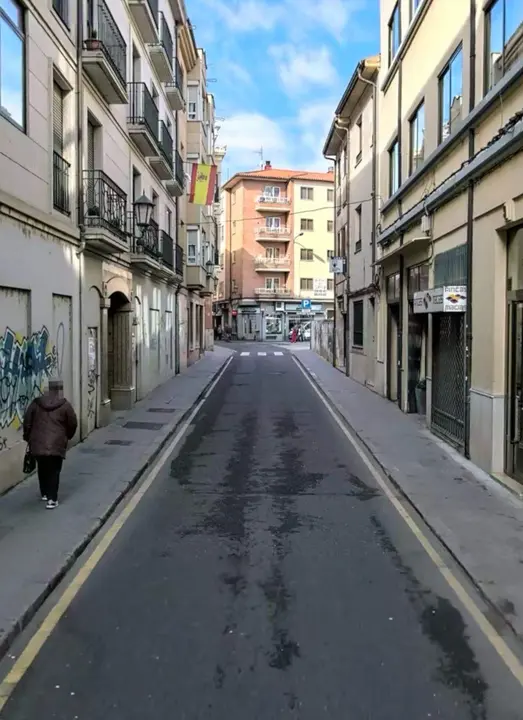 Calle Martínez Villergas. Zamora