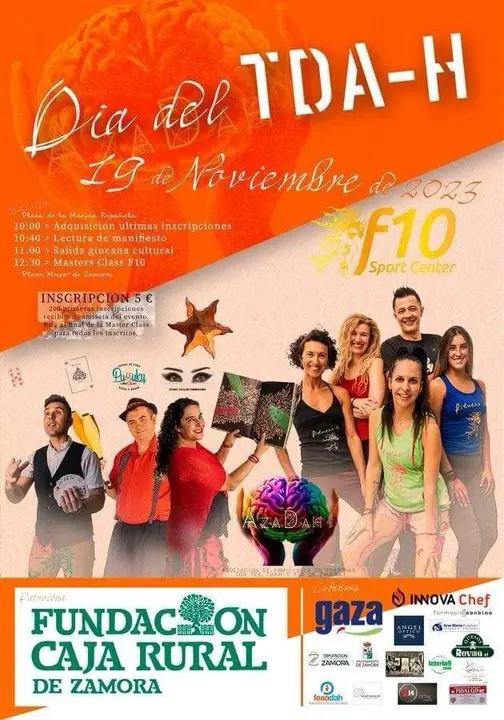 Cartel actividades por el Día del TDAH