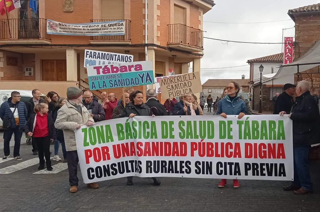 Concentración Tábara. Imagen cedida