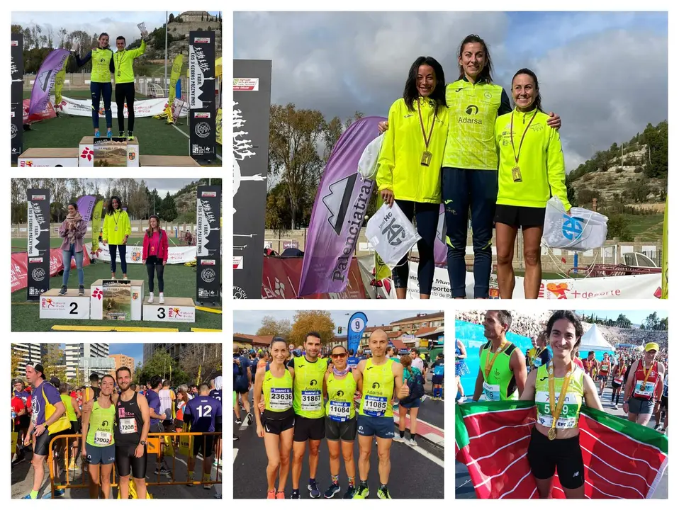 Corredores del CD Zamora Corre-Adarse en las diferentes pruebas celebradas este fin de semana