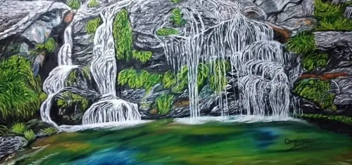 Cascada del nacimiento del Tera