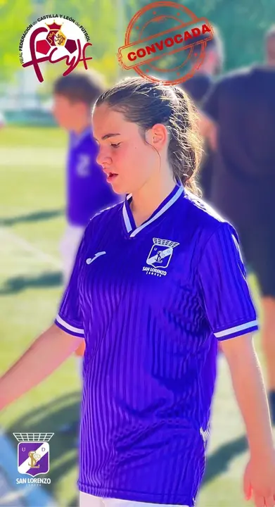 Paula, convocada con selección de CyL. Imagen Facebook