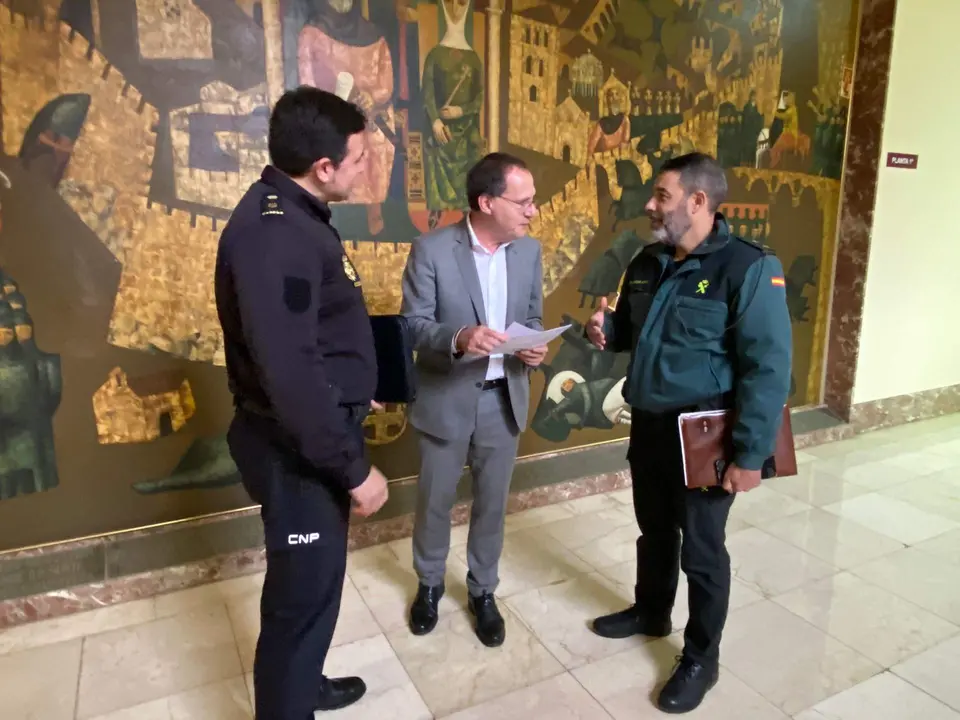 Reunión semanal de la Subdelegación con las FCSE