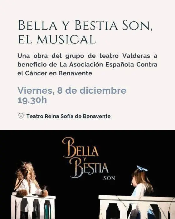 cartel Bella y Bestia son