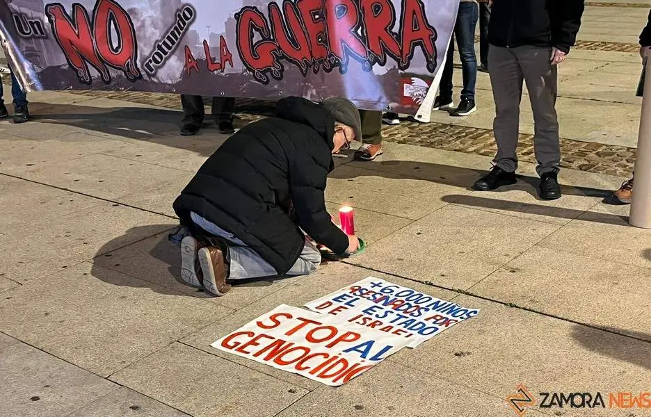concentración Palestina en Zamora 