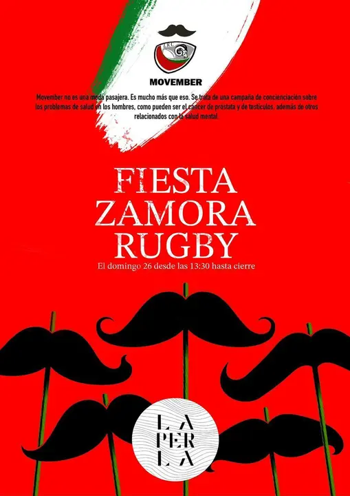 Fiesta Movember zamora rugby