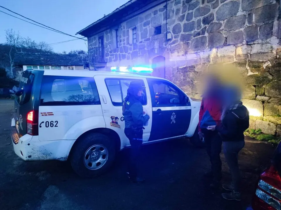 Foto momento de la entrevista en la localidad de Sotillo de Sanabria