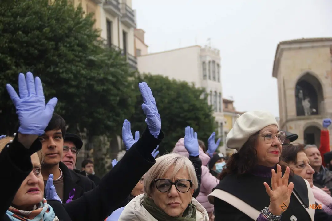 Acto de homenaje a las víctimas de la Coordinadora Feminista de Zamora por el 25N_39