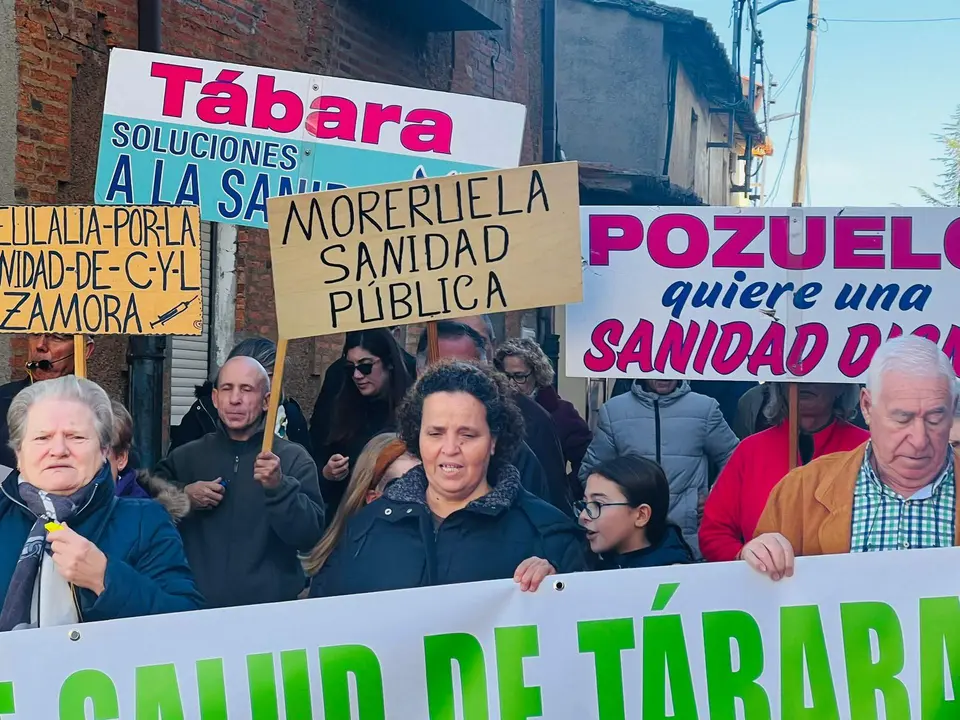 Concentración en Tábara. Imagen cedida