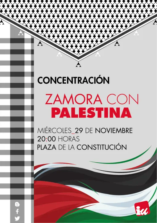 29N. Apoyo pueblo palestino