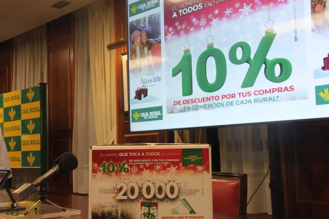 Campaña de comercio navideño de Caja Rural de Zamora