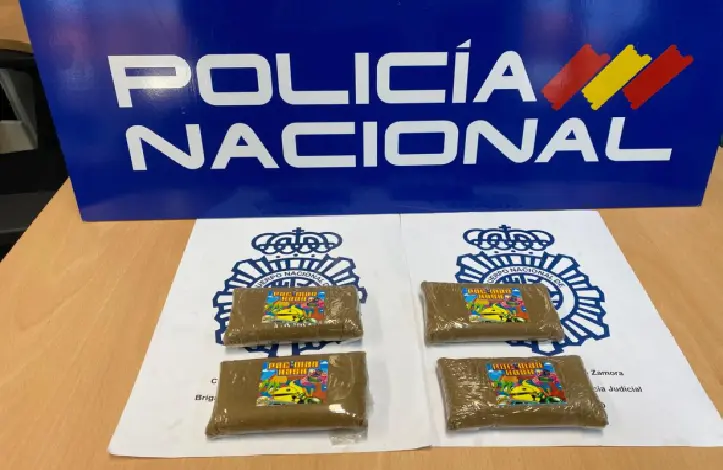 Hachís incautado por la Policía Nacional