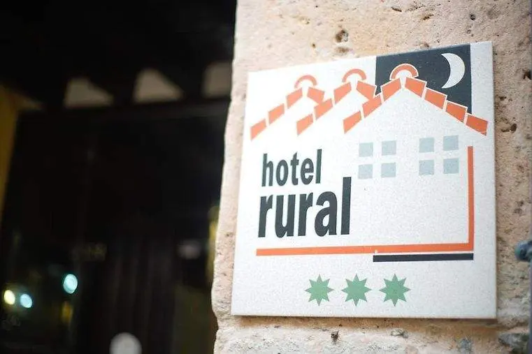Placa hotel rural