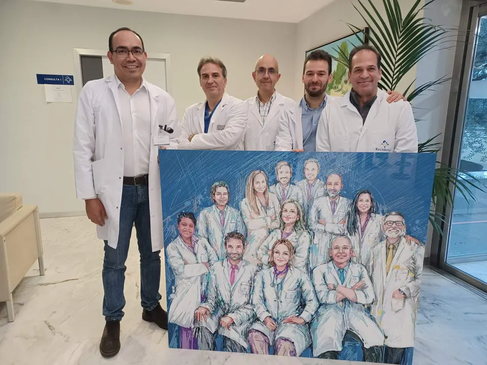Cuadro equipo médico