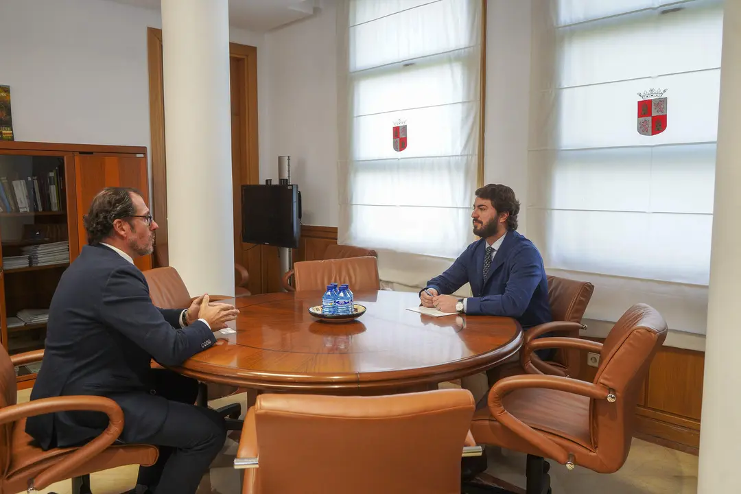 Reunión con el delegado de la ONCE en Castilla y León