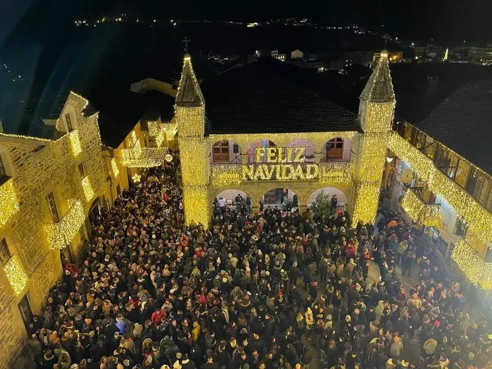 Encendido navideño en Puebla de Sanabria