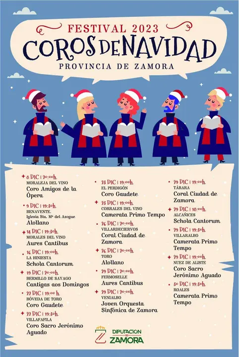 Cartel I Festival de Coros de Navidad