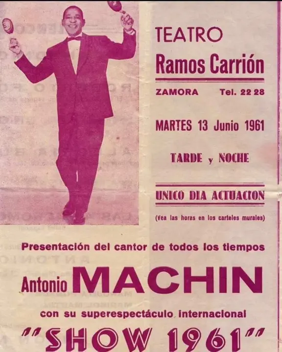 Cartel Antonio Machín