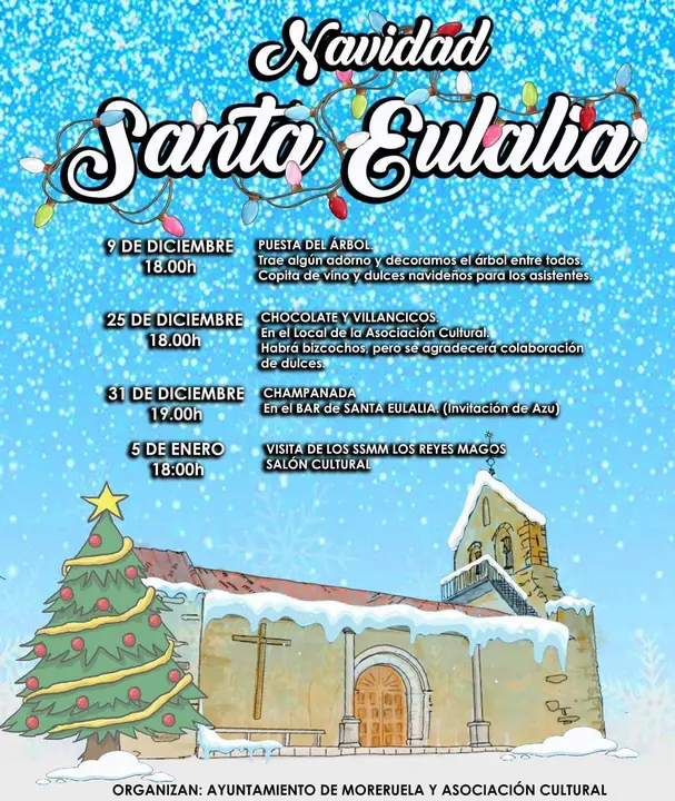 Programa de Navidad en Santa Eulalia